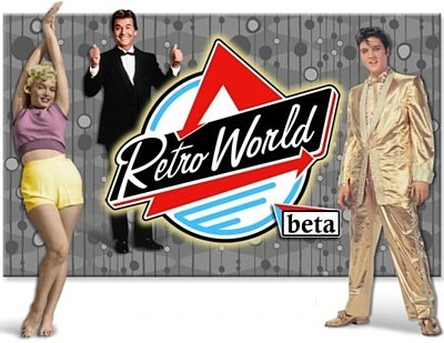 Retro World - Elvis Presley and Marilyn Monroe